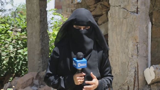 Reporterin mit nix zu sehen: Korrespondentin im Niqab