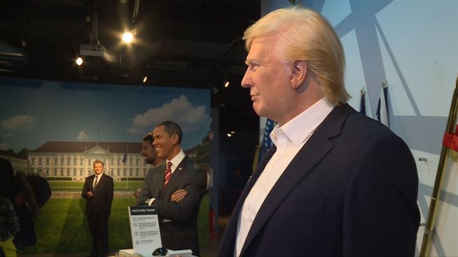 Madame Tussauds Berlin: Trump erstarrt zur Wachsfigur