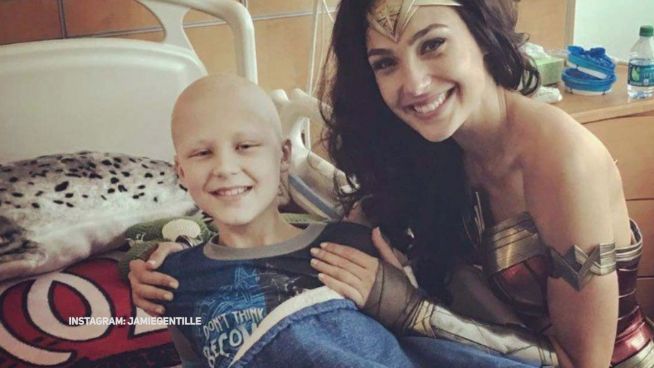 Besuch von Wonder Woman: Gal Gadot im Kinderkrankenhaus
